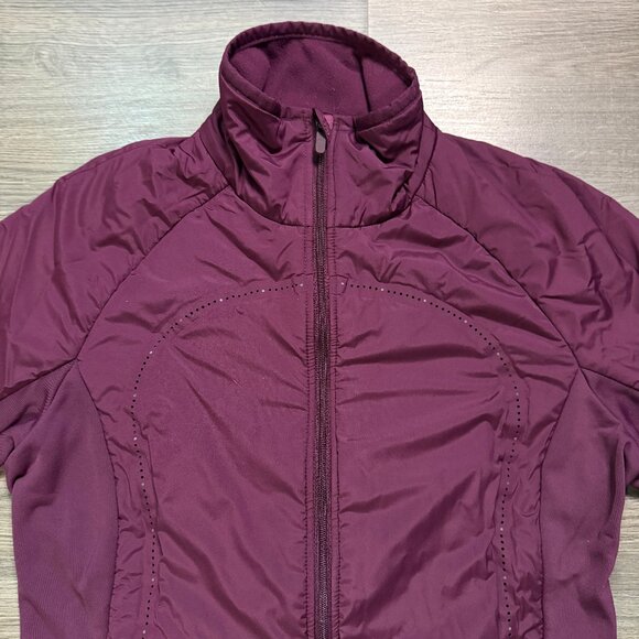 Lululemon Women's Run For Cold Jacket - Plum - Picture 7 of 11